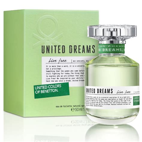 united dreams live free feminino eau de toilette 50 ml